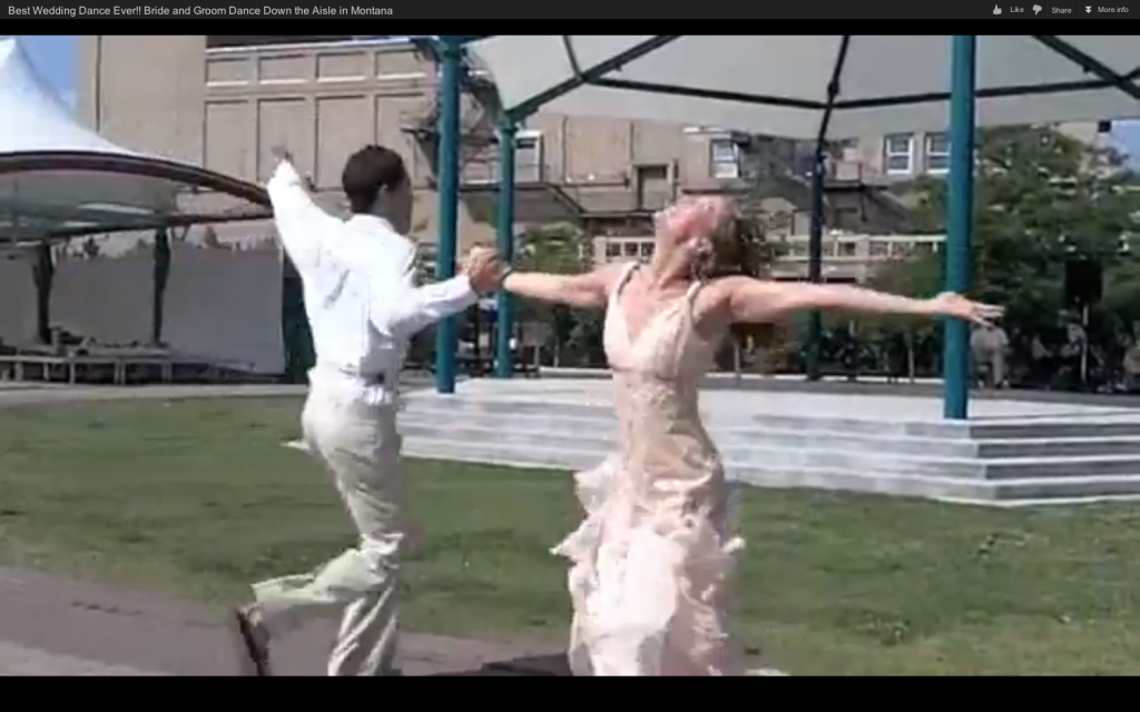 wedding dance - on the horizon line - travel blog - fitness