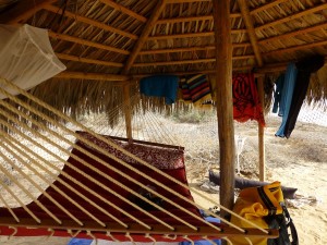 palapa in baja california on the horizon line blog