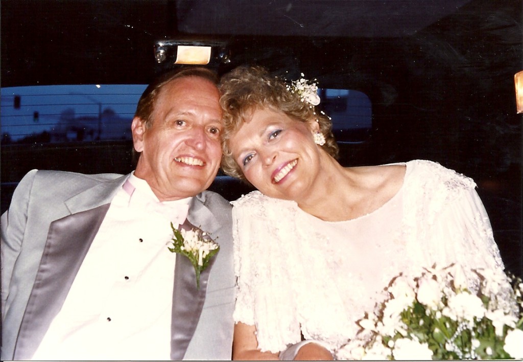 Brianna's grandparents at their renewal of vows ceremony in San Diego.