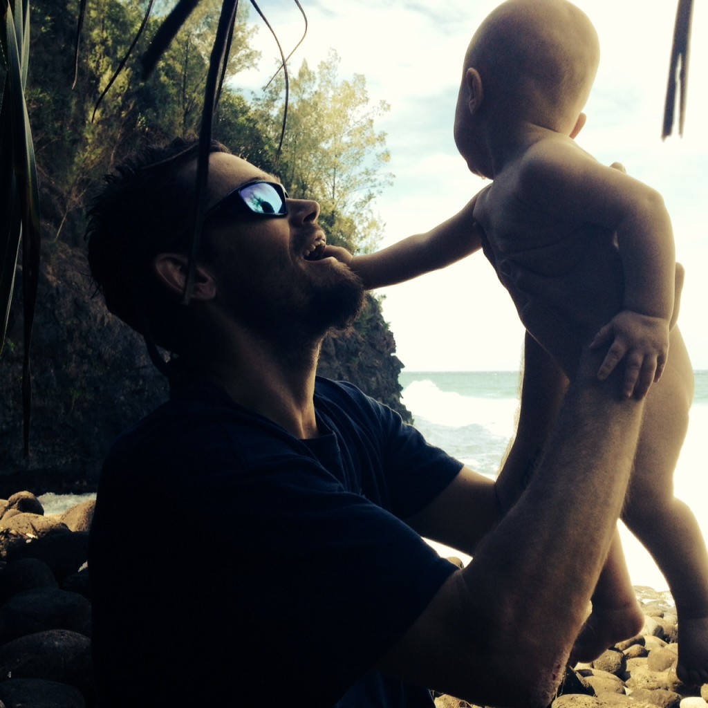camping and hiking with a baby on kauai